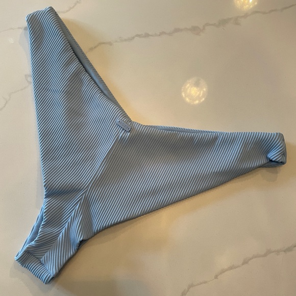 Roxy Love V-Cut Cheeky Bikini Bottom - Baby Blue - NWOT - Picture 5 of 8